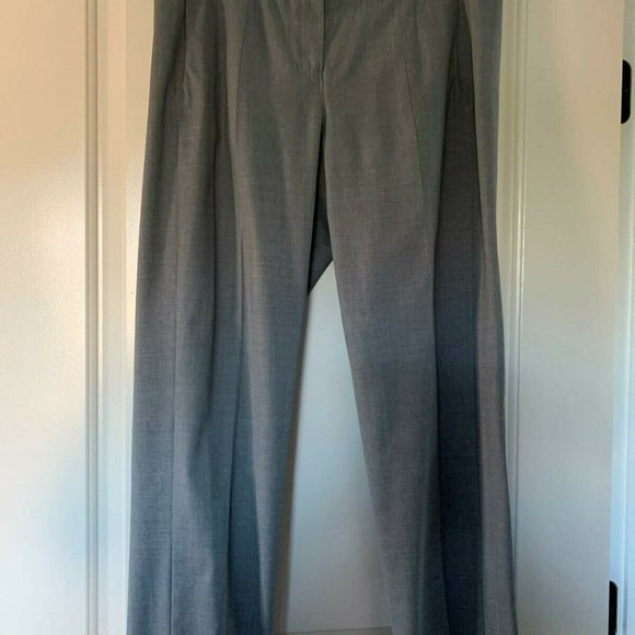 NWOT JIL SANDER Gray Wool Dress Trousers SZ 6 - Picture 4 of 5